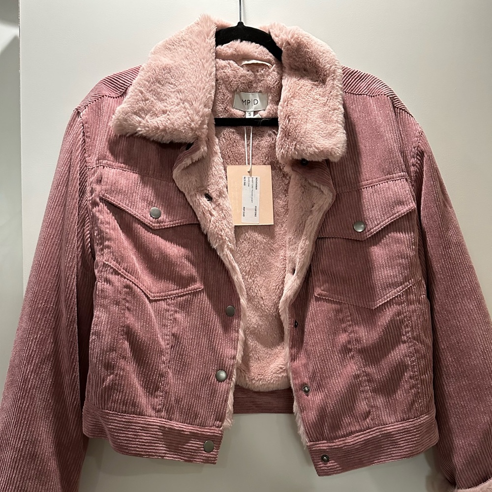 MINKPINK Bandit Cord Jacket 💗